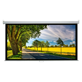 Manual 8feet X 10feet  (150") 4:3 Matte White Projector Screen